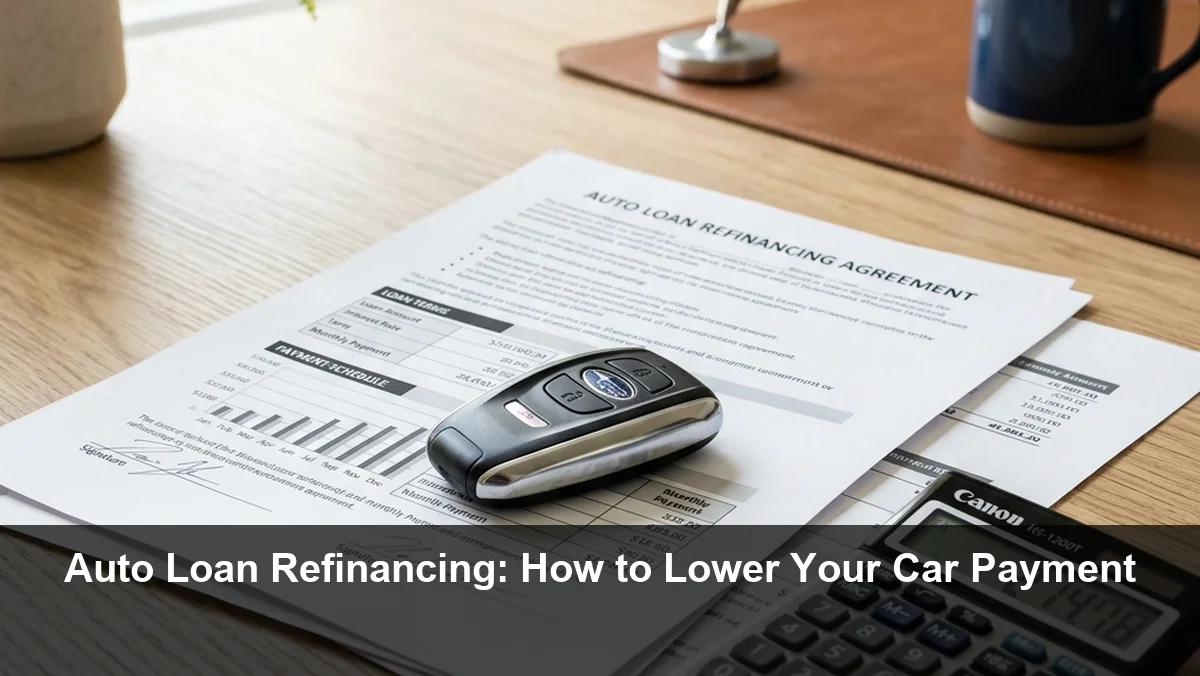 Auto Loan Refinancing: How to Lower Your Car Payment