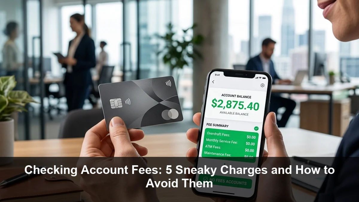 Checking Account Fees: 5 Sneaky Charges and How to Avoid Them