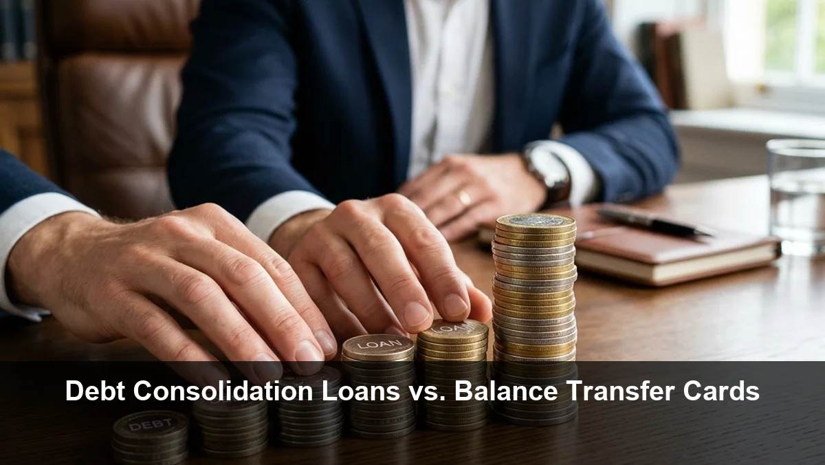 Debt Consolidation Loans vs. Balance Transfer Cards