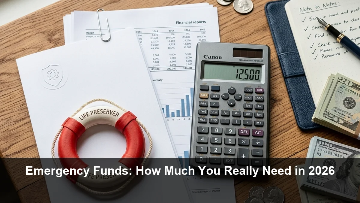 Emergency Funds: How Much You Really Need in 2026