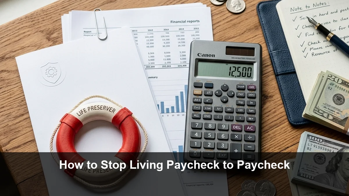How to Stop Living Paycheck to Paycheck