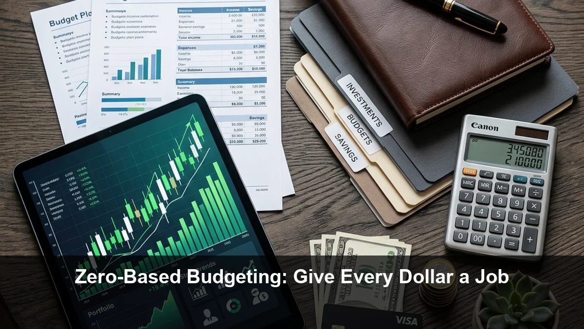 Zero-Based Budgeting: Give Every Dollar a Job