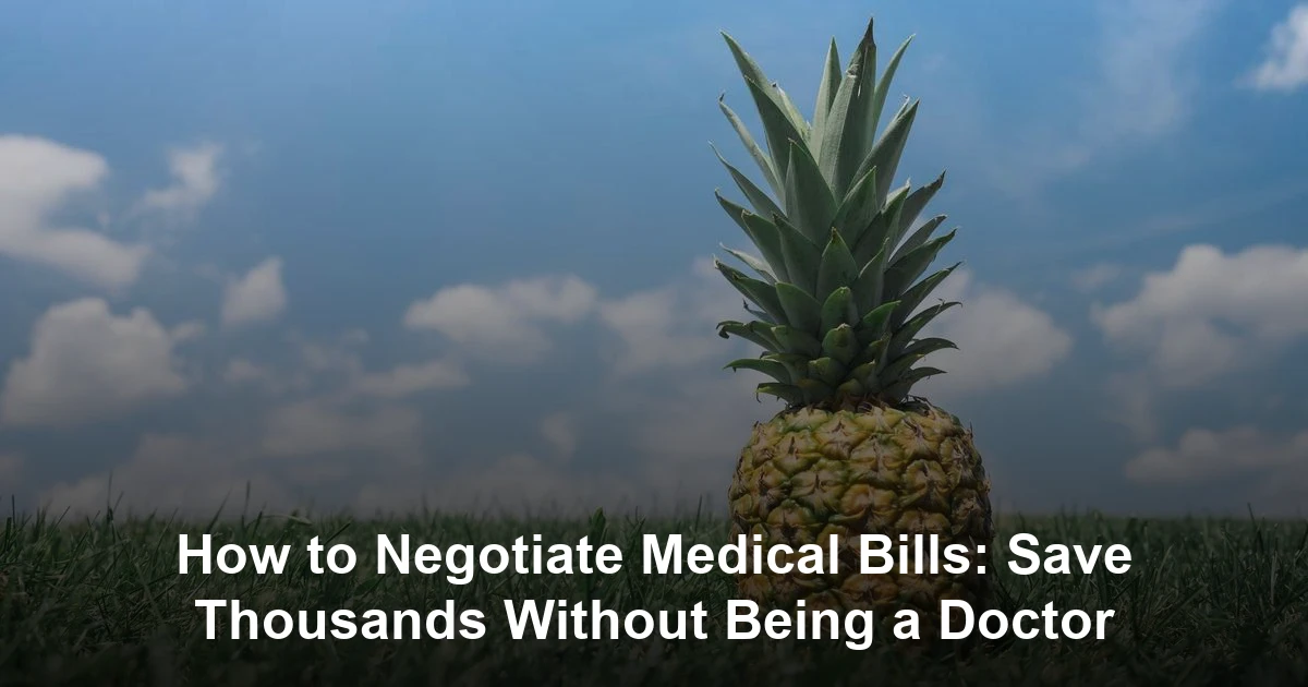How to Negotiate Medical Bills: Save Thousands Without Being a Doctor